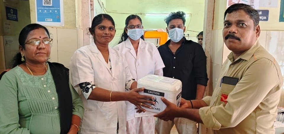 നിർണ്ണയ ലബോറട്ടറി ശൃംഖല:  ആരോഗ്യ വകുപ്പും തപാൽ വകുപ്പും കൈകോർക്കുന്നു