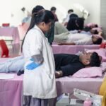 ഗവൺമെന്റ് സൈബർപാർക്കിൽ രക്തദാന ക്യാമ്പ് സംഘടിപ്പിച്ചു